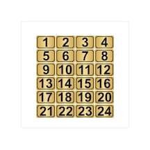 Metal Kapı,Masa,Dolap Numarası 15Cmx20Cm 24 Adet (1…24) (429037481)