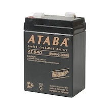 Ataba At-640 6V 4Ah Kuru Akü