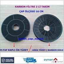 Karbon Filtre 16 Cm Universal Karbon Filtre-2'L