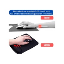 Ergonomik Bilek Destekli Mouse Pad, Kaymaz Tabanlı Tasarım
