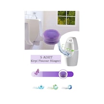 5 Li Set Lavanta Kokulu Kirpi Pisuvar Süzgeci - Koku Giderici Kireç Çözücü Sıçrama Önleyici Tasarım