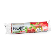 Şeylişeyler - Florex Büyük Boy Çöp Torbası Çilek Kokulu Büzgülü 65x70 10lu 1 Paket