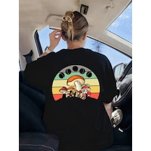 Noıssey Urban Pop Graphic Kadın Tişört Koleksiyonukod 5551 Siyah