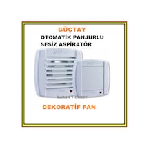 Güçtay Wispymatik Otomatik Panjurlu Havalandırma Fanı 10 Cm (543188086)