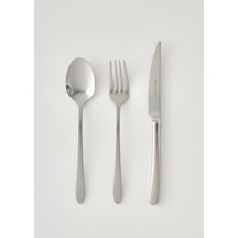 Bella Maison Floransa 18 Parça Tatlı Çatal Kaşık Bıçak Seti Silver Silver