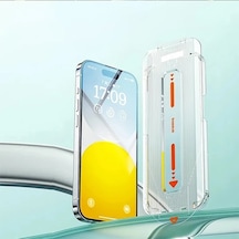 Baseus Crystal Apple iPhone 15 Plus Uyumlu Full Eye-protection Ekran Koruyucu