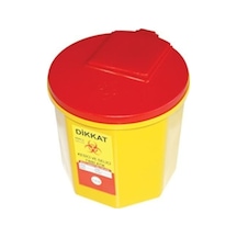 Tıbbi Atık Kovası 1.3 Lt 5 Adet Sarı