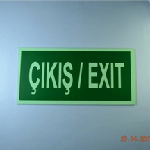 Fosforlu Yön Levhası | Çıkış Exit