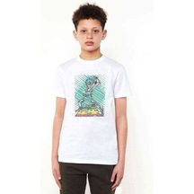 Tshirthane Anime Dragon Ball Baskılı Unisex Çocuk Beyaz T-Shirt (534777949)