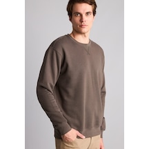 Defacto Pamuklu Regular Fit Basic Sweatshirt E8339ax26aukh534 Haki-kh534
