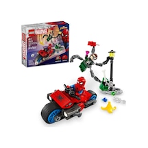 LEGO® Marvel Motosiklet Takibi: Örümcek Adam Doktor Oktopus’a Karşı 76275 6+ Yaratıcı Oyuncak Yapım Seti - 77 Parça