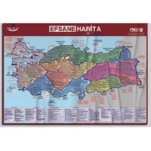 KPSS TYT AYT Efsane 10'lu Harita Seti - Mehmet Eğit - Mehmet Eğit