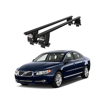 Royal Volvo S80 2006-2016 Uyumlu Siyah Kilitli Ara Atkı Port Bagaj Tavan Barı