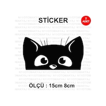 Bagaj Kedi Göz - Araba Kask Motosiklet Laptop Taplet Sticker