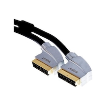 Prolink Hmc-267-0300 Açılı Scart-scart Kablo 3mt Prolink Hmc-267-0300 Açılı Scart-scart Kablo 3mt