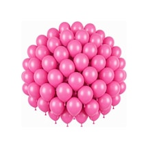 Pembe Renk Lateks Pastel Balon 30 Cm - 50 Adet