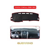 Toyota Corolla 2006-2012 Torpido Koruma Halısı Kırmızı Kenar