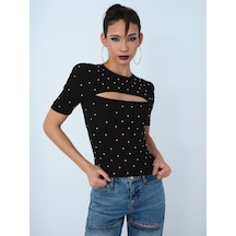 LOFT Slim Fit Kadın Bluz K.kol Lf2036515 Q1.v1 Siyah
