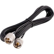 Rg58 Cu 50 Ohm Koaksiyel Kablo Uhf Erkek - Uhf Erkek Konnektörler Tak Kullan 100 Metre