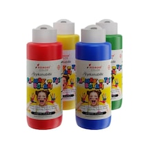 Ana Renkler Parmak Boyası 4'lü Set 4x120ml 12