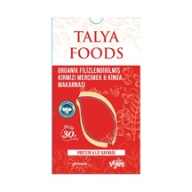 Talya Foods Filizlendirilmiş Kırmızı Mercimek Kinoa Makarna 200g - 7 Adet Tarı