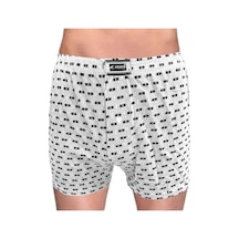 Erkek Desenli Bol Kesim Boxer 001