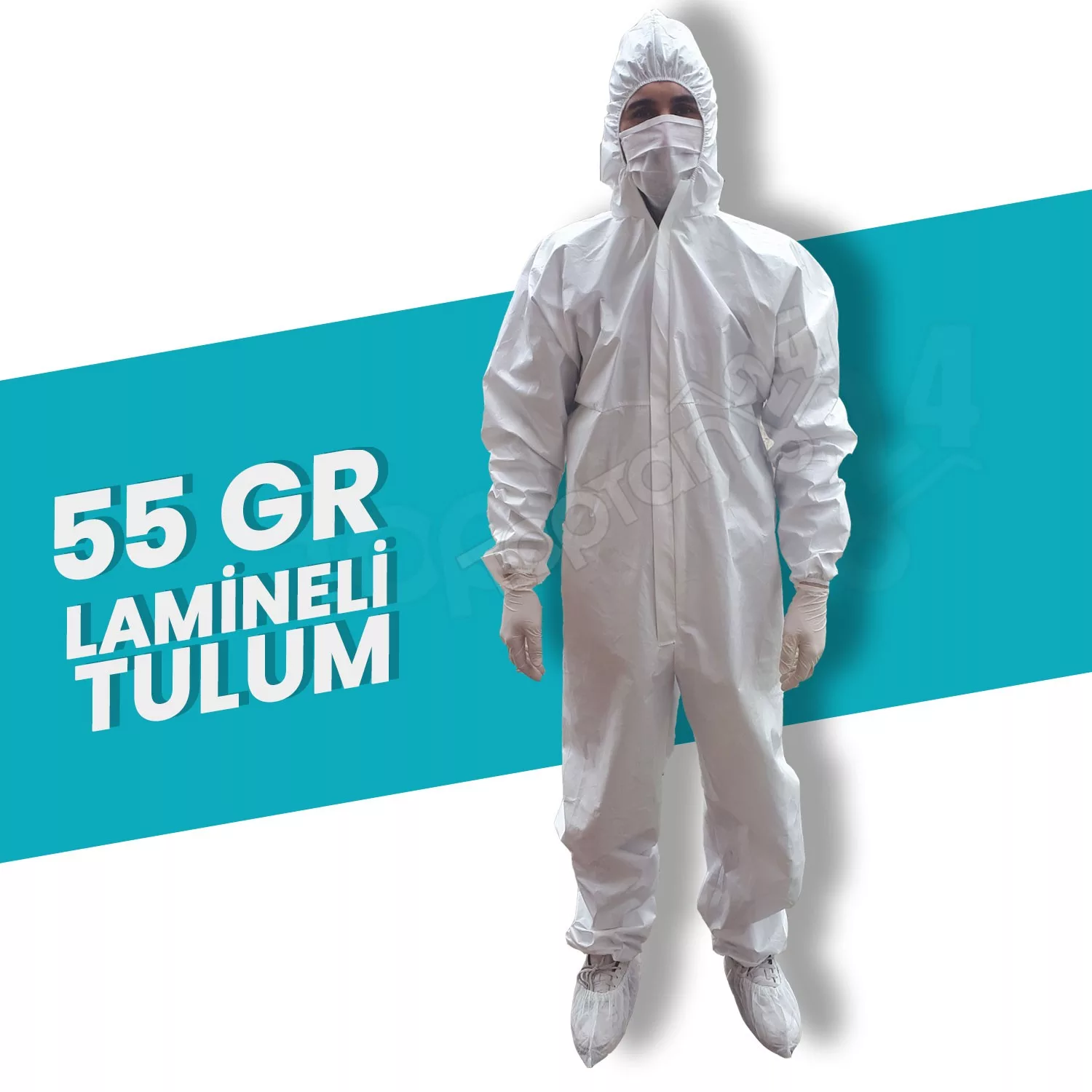 Laminasyonlu Su Geçirmez Tela Tulum Xxl - 10 Adet