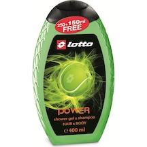 Lotto Power Erkek Duş Jeli ve Şampuan 400 ML