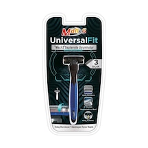 UniversalFit 3 Bıçaklı Sistem Tıraş Bıçağı- Kayganlaştırıcı Bantl