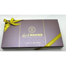 Dark Brown Fındık Parçacıklı Sargılı Sütlü Çikolata 42 Adet