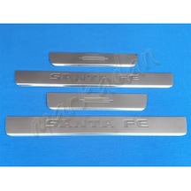 Hyundai Santa Fe Krom Kapı Eşiği 2007-2012 4 Parça Paslanmaz Çeli
