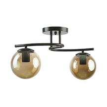 Luna Model Kapalı Glop Camlı Modern Plafonyer Avize V
