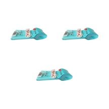 Plastik Turkuaz Renk Kaşık - Parti Davet Piknik Çorba Yemek Kaşığı - 18 Cm. - 25 Adetlik 3 Paket