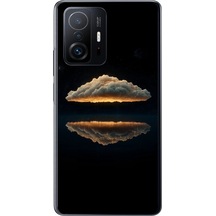 Xiaomi Mi 11 T-11 T Pro Uyumlu Bulut Yansıması Baskılı Silikon Kılıf Renkli