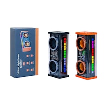 Vothoon V9 Şeffaf RGB Kablosuz Bluetooth 5.0 Taşınabilir Hoparlör
