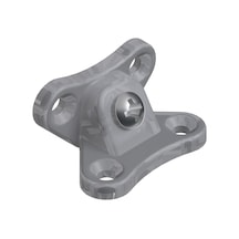 Cateksss Metali Açılı Kelebek Çektirme Şeffaf - 4 Lü Paket