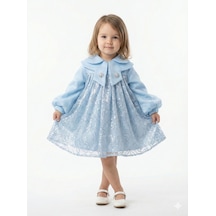Xo Kids Kız Çocuk Elbise 2-6 Yaş 2610 MAvi