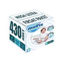 Molfix Premium Bebek Bezibeden:4 7-14kg Maxi430adet Megaultrafrst 5'li