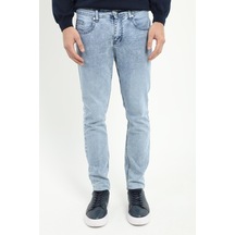 Erkek Slim Fit Mavi Jean-19303