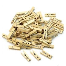 100'lü Ahşap Mandal 2.5cm 10'lu Paket-1000 Adet Diğer