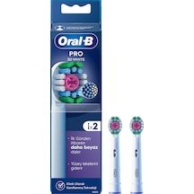 Oral-B 3d White X-Filament Şarjlı Diş Fırçası Yedek Başlığı Beyaz 2'li