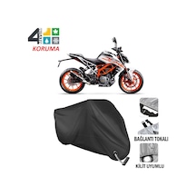 Ktm 390 Duke Motosiklet Brandası ( Kilit Uyumlu - Siyah
