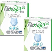 Flexi Life Plus Emici Külot Hasta Bezi Extra Büyük XL 2 x 30'Lu 60 Adet