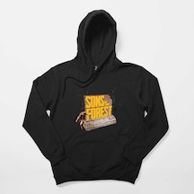 Sons Of The Forest Tree Siyah Kapşonlu Sweatshirt Hoodie