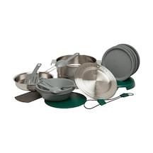 Stanley Adventure Çelik Kamp Pişirme Seti 21 Parça Set 3,5 Lt Siyah
