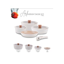 Arow Arlo Döküm 7 Prç Tencere Seti Dc1.tr-4263