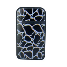 Zengaz Cool Tasarım Jet Alev Çakmak - Black Crackle Siyah