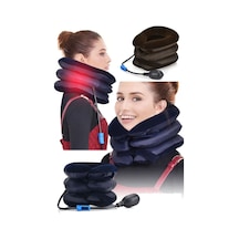 3 Katlı Oturma Destek Yastığı Ortopedik Şişme Pratik Portatif Karışık