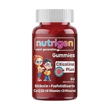 Nutrigen Gummies Citicoline Plus 60 Çiğnenebilir Form