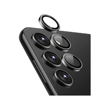 Samsung Galaxy A25 Tekli Kamera Lens Koruma Camı Siyah Galaxy A25 İle Uyumlu Ekran Koruyucu - Siyah